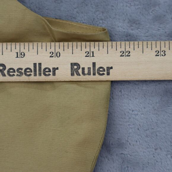 ISC Shirt Womens L Gold Sequin Sleeveless Scoop Neck Side Zip Casual Top - Picture 5 of 14